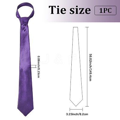 Polyester Ties for Men AJEW-WH20006-250B-05-1