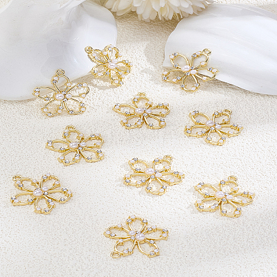 10Pcs Alloy Pendants ALRI-LP0001-03-1