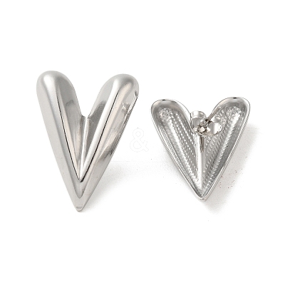 Non-Tarnish 304 Stainlee Steel Studs Earring EJEW-Z045-15P-1