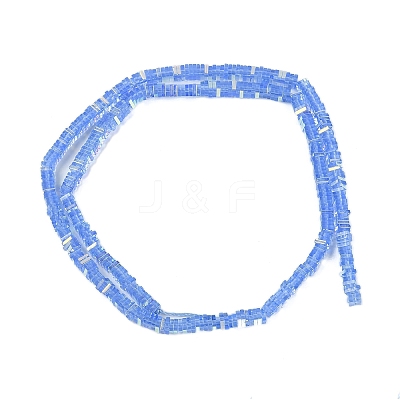 Electroplate Glass Beads Strands GLAA-B023-01A-08-1