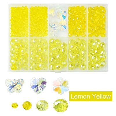 DIY Glass Beads & Charms Jewelry Making Finding Kit DIY-YW0008-98B-1
