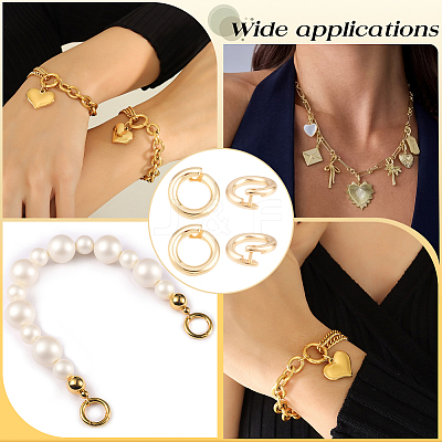 20Pcs Brass Open Jump Rings KK-BBC0023-10B-1
