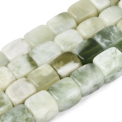Natural Xiuyan Jade Beads Strands G-Q616-03A-1