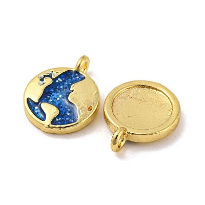 Rack Plating Brass Charms X-KK-R153-09G-1
