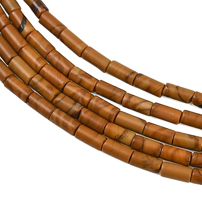Natural Wood Lace Stone Wooden Jasper Beads Strands GG-CBAED3F-A07-1