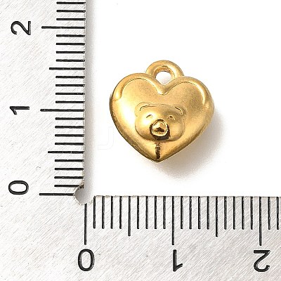 Ion Plating(IP) 304 Stainless Steel Charms STAS-I321-62G-1