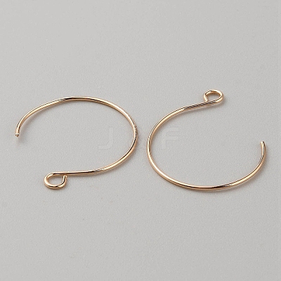 Brass Earring Hooks KK-WH0044-141B-G-1
