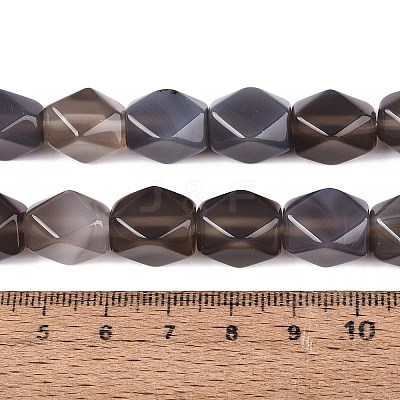 Natural Grey Agate Beads Strands GG-N361-06A-05-1