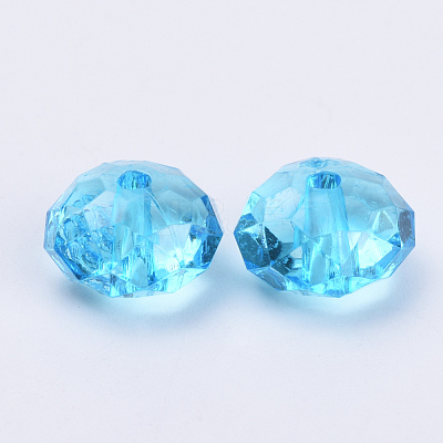 Transparent Acrylic Beads TACR-Q258-8mm-V40-1