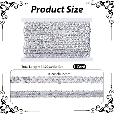 Plastic & Polyester Paillette Beads OCOR-WH20016-04I-1