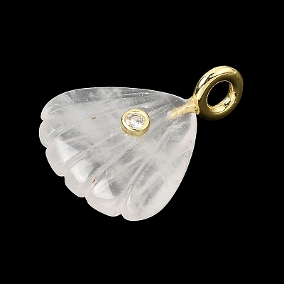 Natural Quartz Crystal Carved Pendants X-G-C282-05E-1