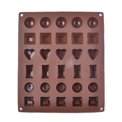 Valentine's Day 30 Compartments Geometry Food Grade Silicone Molds DIY-L020-47-1
