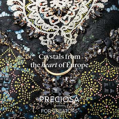 Preciosa® MAXIMA Crystal No Hotfix Flatback Stones Y-PRC-NSS10-90090-200-1