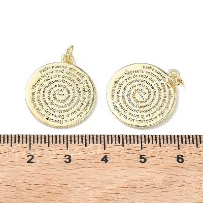 Brass Pendants KK-C165-05G-1