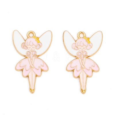 Rack Plating Alloy Enamel Pendants FIND-A040-08A-01G-1