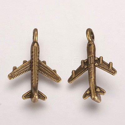 Tibetan Style Alloy Pendants TIBEB-A101638-AB-FF-1