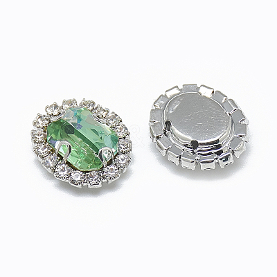 Sew on Rhinestone RGLA-T133-6x8-214LS-P-1