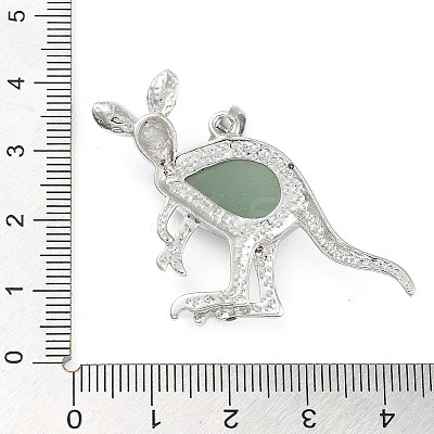Natural Green Aventurine Pendants G-A176-A02-1
