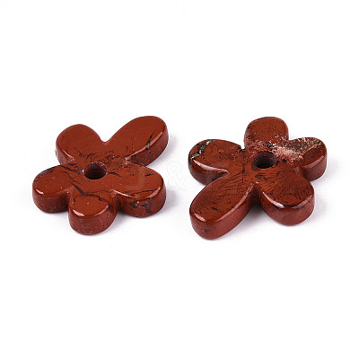 Natural Red Jasper Pendants G-T142-44F-1