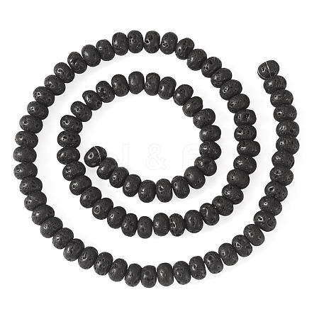 1 Strand Natural Lava Rock Beads Strands G-TA0003-44A-1