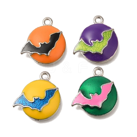 Alloy Enamel Pendants FIND-C065-05P-1