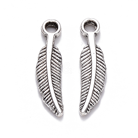 Tibetan Style Alloy Pendants TIBEP-S319-075AS-RS-1