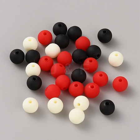 Opaque Acrylic Beads MACR-CJC0004-16H-1