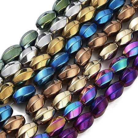 Synthetic Magnetic Hematite Beads Strands G-P545-G01-01-1