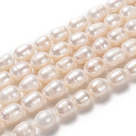 Natural Cultured Freshwater Pearl Beads Strands PEAR-L033-82-01-1
