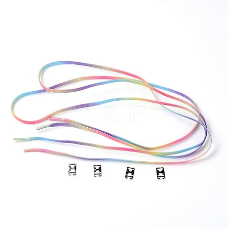 Polyester Shoelaces DIY-WH0225-79B-1