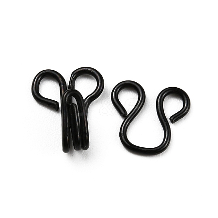 Brass Garment Hook and Eye KK-WH0044-93EB-1