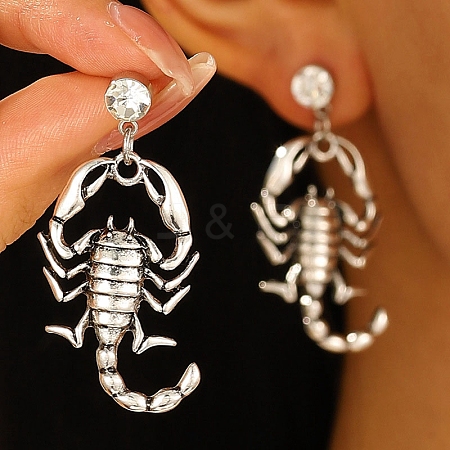 Scorpio Alloy Stud Earrings for Women PW-WGEF9B9-02-1