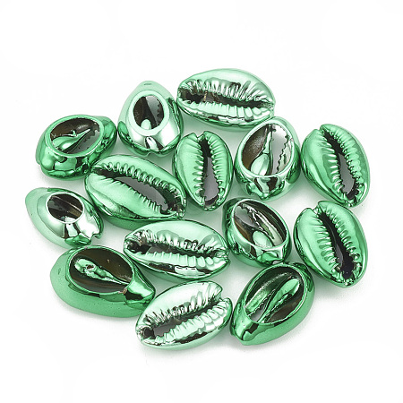 Electroplated Sea Shell Beads SSHEL-S258-06B-1