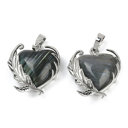 Labradorite Pendants G-Q025-01P-05-1