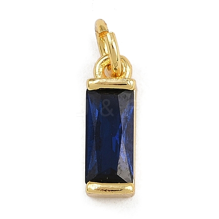 Brass with Cubic Zirconia Pendants KK-A269-68A-G-1