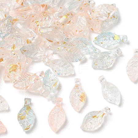 Transparent Acrylic and Gold Foil Pendants AC-CBAF9C1-04A-12-1
