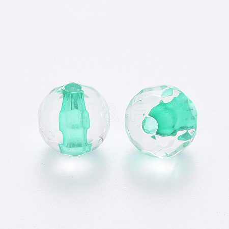Transparent Acrylic Beads TACR-S154-11A-68-1