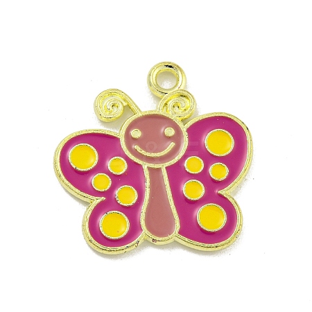 Alloy Enamel Pendants ENAM-Z015-05G-04-1