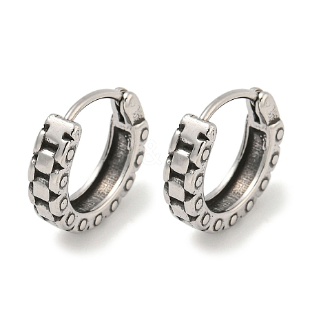 316 Surgical Stainless Steel Hoop Earrings for Women and Men EJEW-D096-15C-AS-1