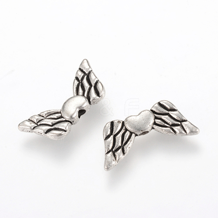 Tibetan Style Alloy Beads TIBEB-Q067-30AS-NR-1
