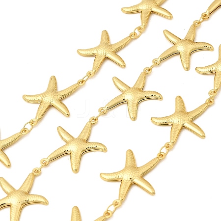 304 Stainless Steel Starfish Link Chains CHS-C021-02D-G-1
