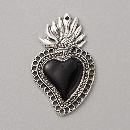 Alloy Enamel Pendants ENAM-WH0061-48A-02AS-1