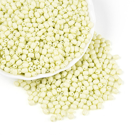 Baking Paint Glass Seed Beads SEED-N007-29H-1