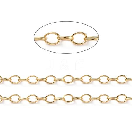 Brass Cable Chains CHC-G005-17G-1
