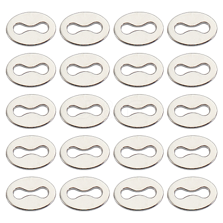 20Pcs 925 Sterling Silver Chain Tabs STER-BC0002-87P-1