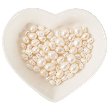 75Pcs 4 Styles Natural Cultured Freshwater Pearl Beads PEAR-TA0001-21-1