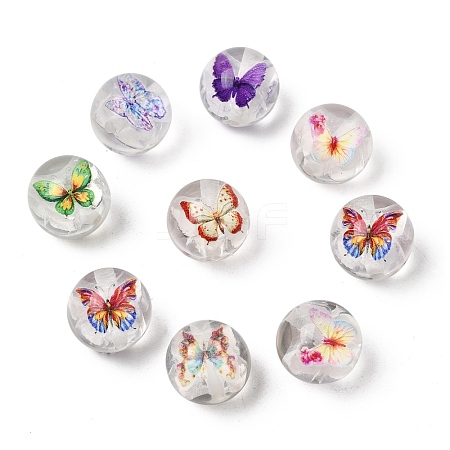 Transparent Acrylic Beads MACR-K002-04-1