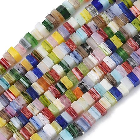 Handmade Lampwork Beads Strands LAMP-Q037-02A-09-1