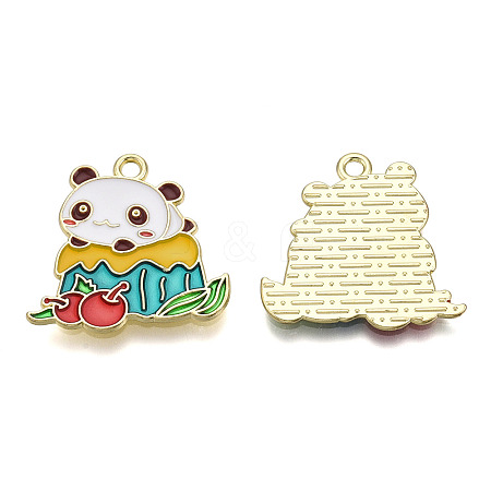 Alloy Enamel Pendants LS-PALLOY-F286-20B-G-1