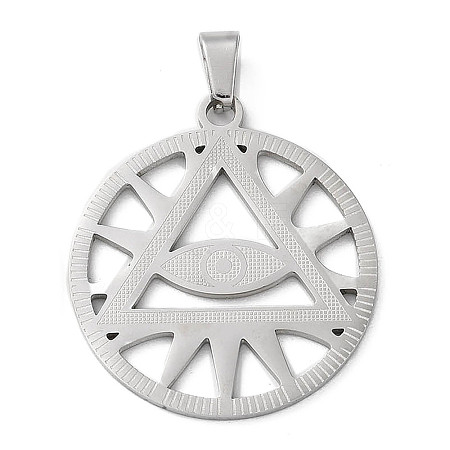 Non-Tarnish 201 Stainless Steel Pendants STAS-D041-13P-1